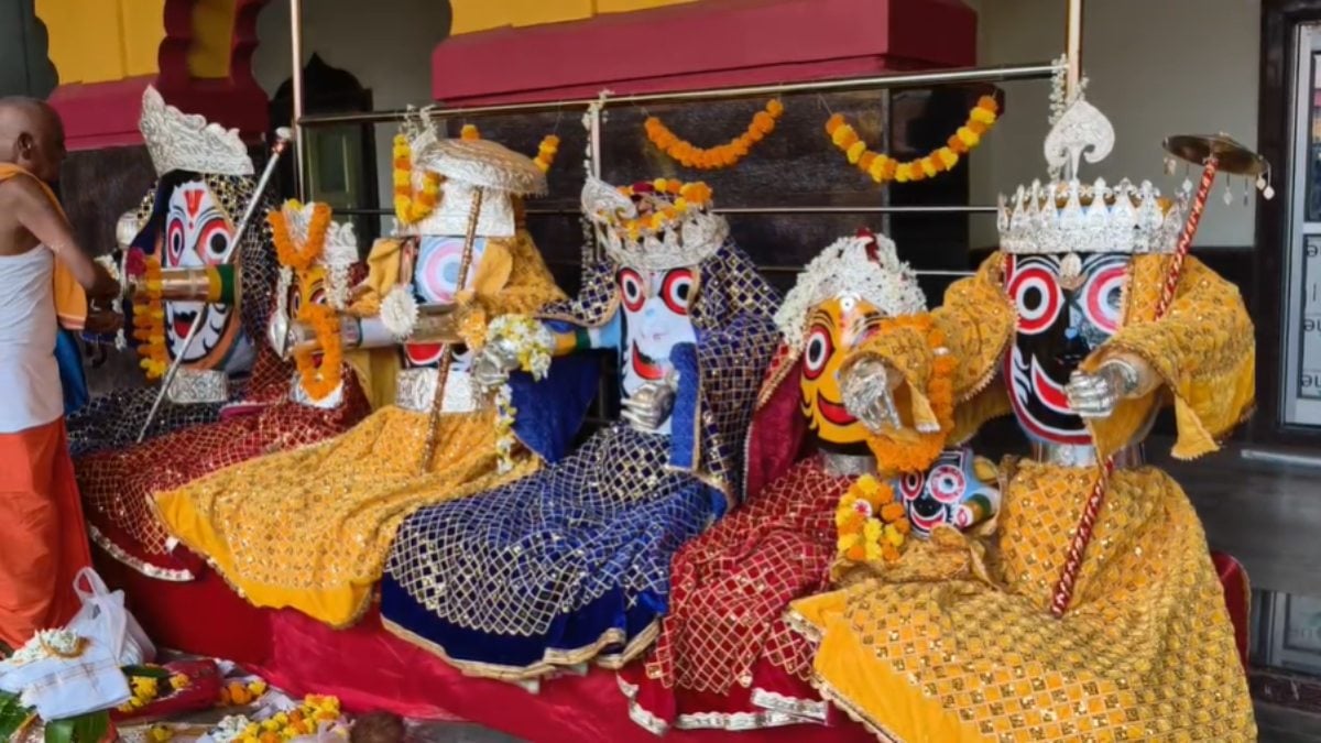 जगदलपुर में नेत्रोत्सव के साथ गोंचा महापर्व का शुभारंभ, दिव्य श्रृंगार में भक्तों को हुए भगवान जगन्नाथ के दर्शन, कल निकलेगी भव्य रथयात्रा