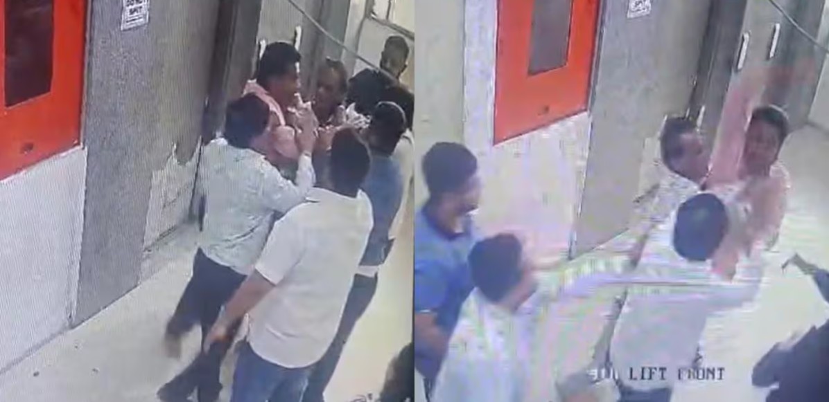 घाटकोपर में एकनाथ शिंदे के दो नेता आपस में भिड़े, जमकर चले घूंसे-लात; कपड़े भी फटे- Video
