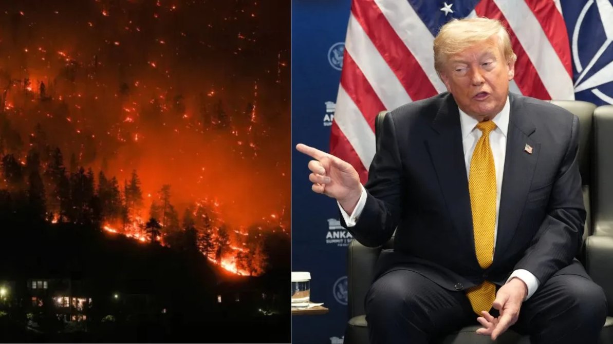 कनाडा के जंगलों में लगी आग से US में पहुंचा जहरीला धुआं, ट्रंप ने दी कार्नी को टैरिफ की धमकी