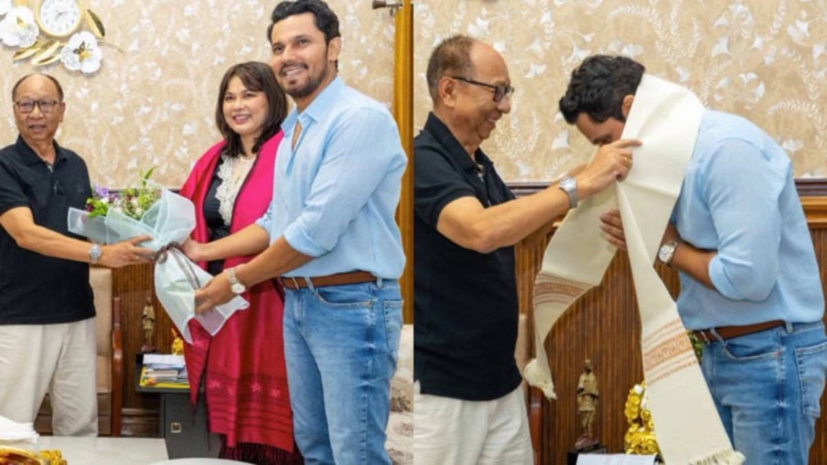 ससुराल मणिपुर पहुंचे Randeep Hooda, सीएम से मुलाकात के बाद बोले- मेरे ससुराल की बागडोर बहुत काबिल हाथों में है …