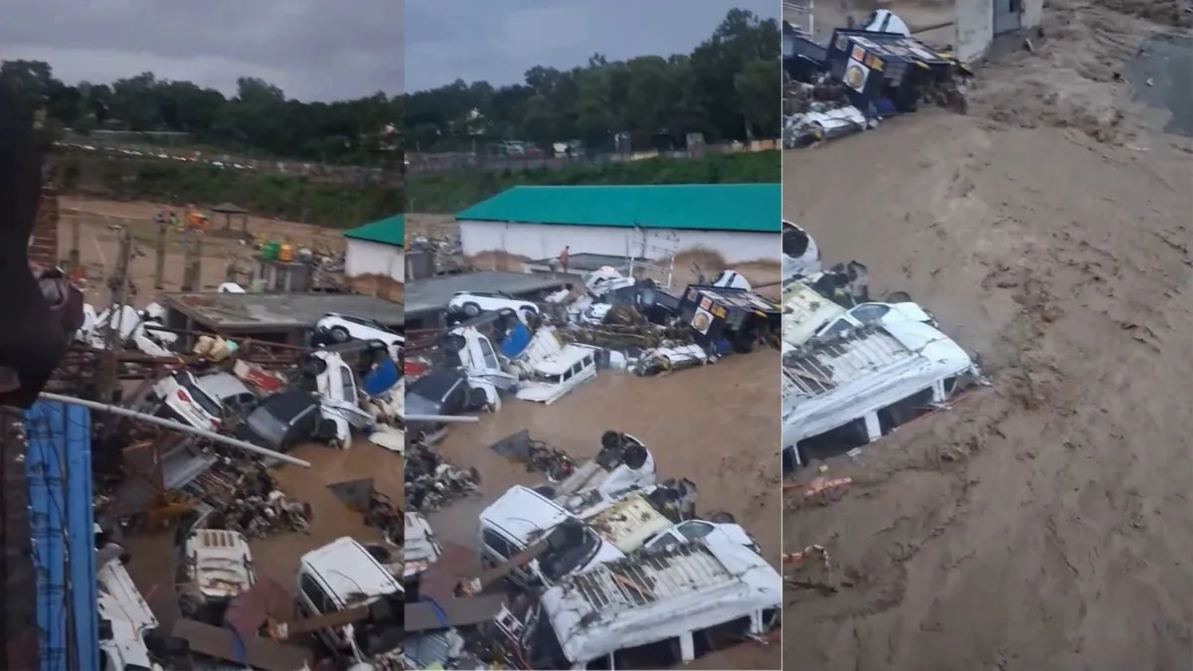J&K में बाढ़ ने मचाई भीषण तबाही, राजौरी में बह गई 200 से ज्यादा गाड़ियां; बस-स्टैन्ड का नमोनिशान मिटा