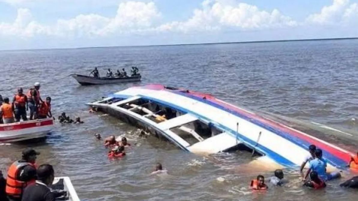 दक्षिण अमेरिकी देश गुयाना में 116 लोगों से भरी नाव पलटी, 15 बच्चों समेत 67 लोग बचाए गए