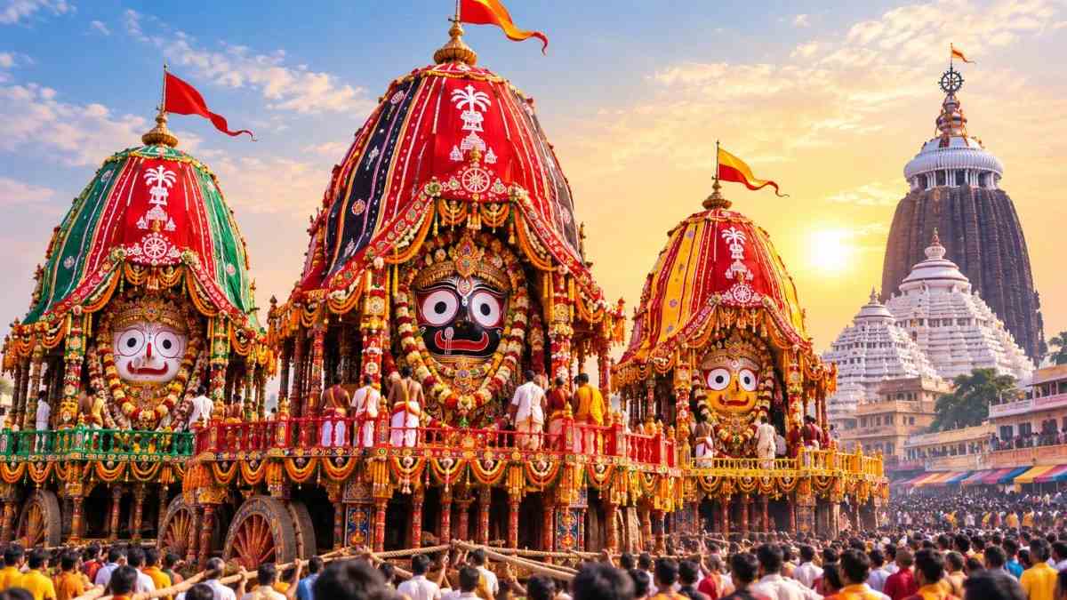 जगन्नाथ संस्कृति में हेरा पंचमी का विशेष महत्व : गुंडिचा मंदिर के सामने आज तीन रथों का होगा ‘दक्षिण मोड़’ …