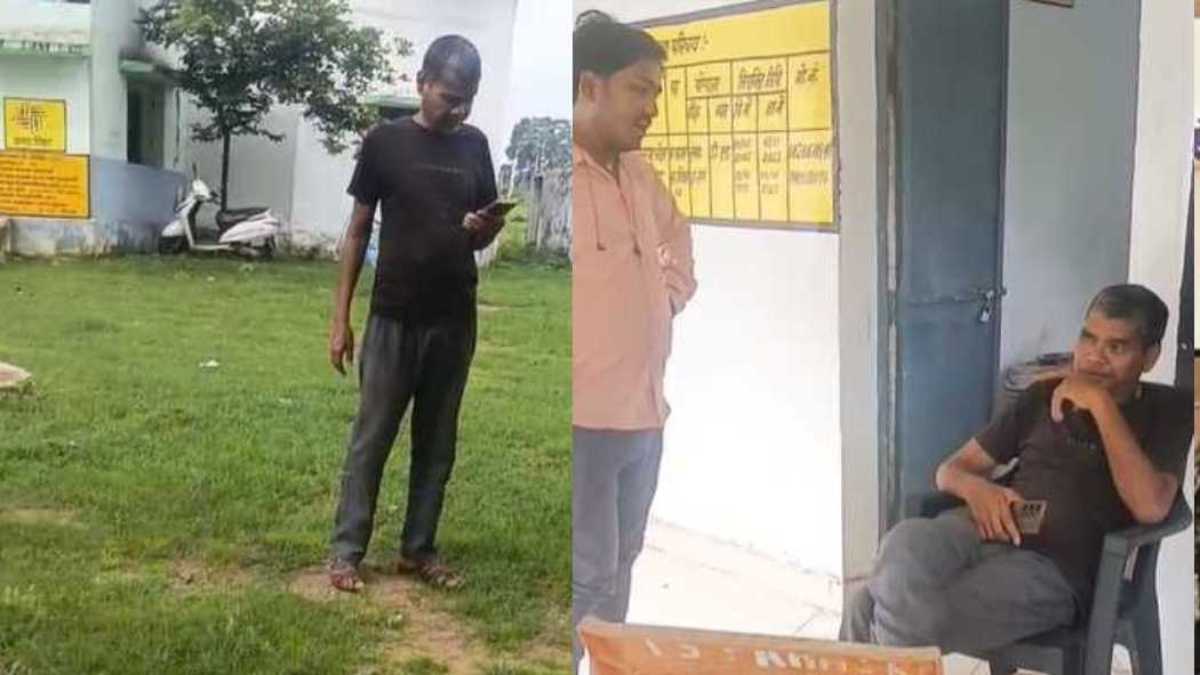शराब के नशे में स्कूल पहुंचे शिक्षक का वीडियो वायरल, ग्रामीणों ने BEO से की शिकायत