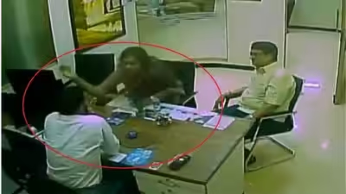 पूर्व सीएम एम करुणानिधि की पोती पर SBI अधिकारी को थप्पड़ मारने का मामला दर्ज, घटना CCTV में हुईं कैद