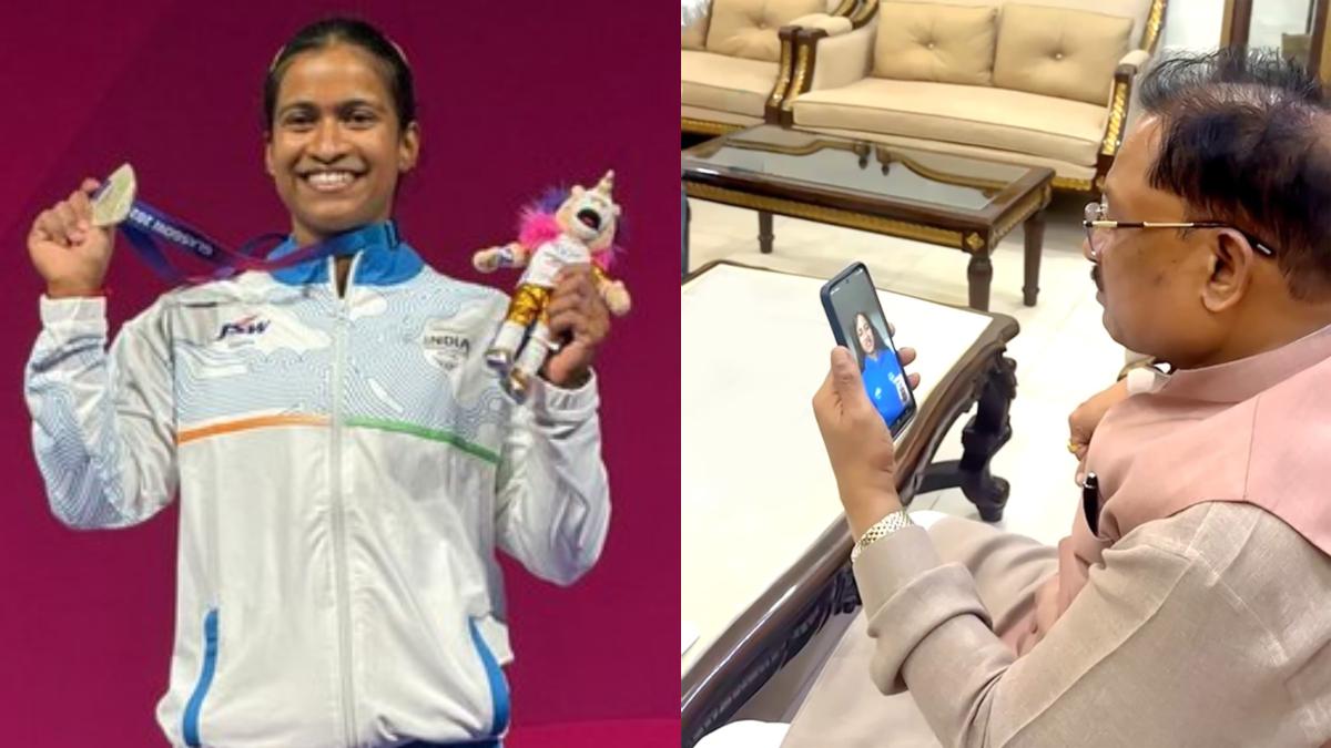 कॉमनवेल्थ गेम्स में छत्तीसगढ़ की बेटी ने लहराया परचम, रजत पदक विजेता ज्ञानेश्वरी यादव को CM साय ने वीडियो कॉल पर दी बधाई, कहा- “आपने देश और छत्तीसगढ़ का गौरव बढ़ाया है, आगे भी नई ऊंचाइयां हासिल करें”