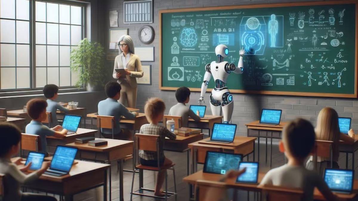AI रोबोट टीचर देख भड़के अभिभावक, अमेरिका के स्कूल में हुआ जोरदार बवाल