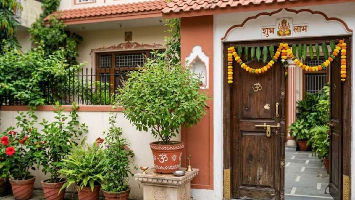 घर के मुख्य द्वार पर भूलकर भी न लगाएं ये पौधे, बढ़ता है वास्तु दोष और रुक जाती है घर की तरक्की …
