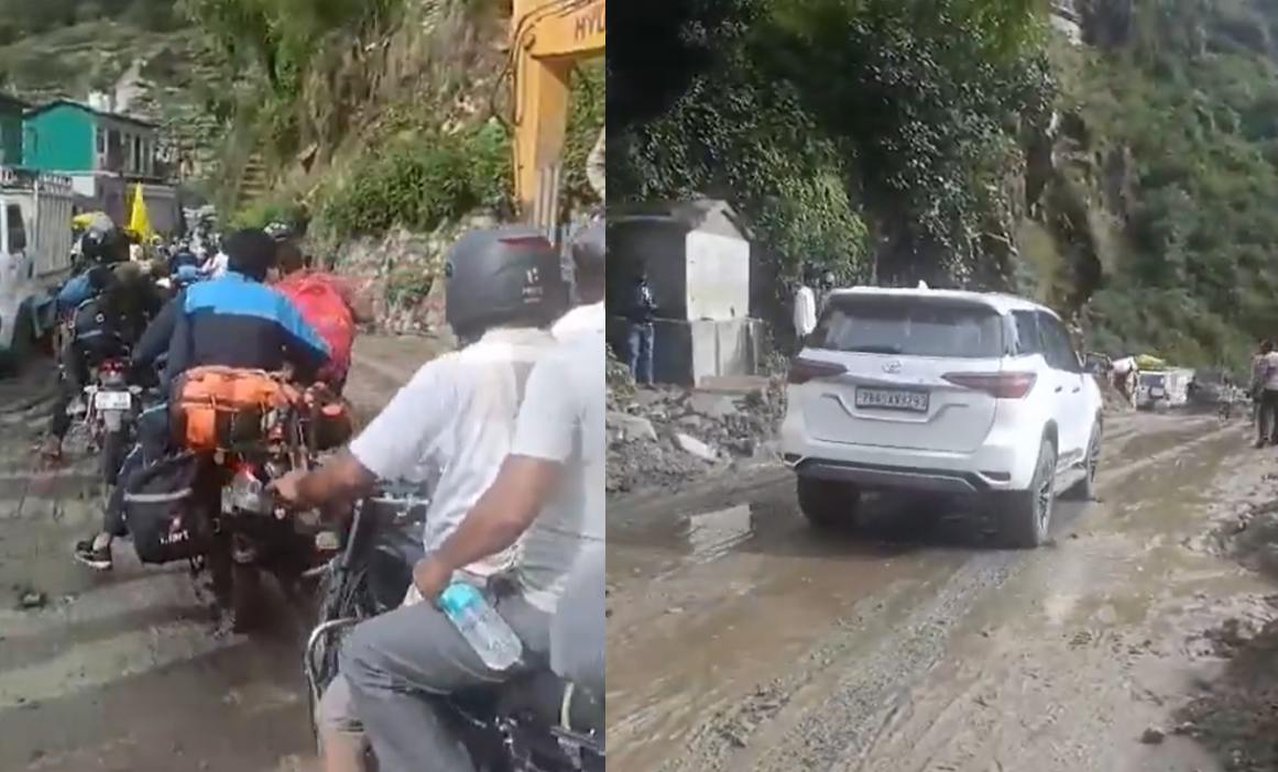 चमोली : बद्रीनाथ राष्ट्रीय राजमार्ग गुलाबकोटी में वाहनों की आवाजाही शुरू