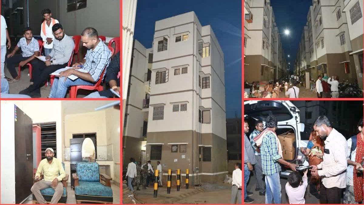 नकटी में अवैध कब्जों पर चला बुलडोजर, सरकार ने प्रभावित परिवारों को नया रायपुर में दिया पक्का आवास