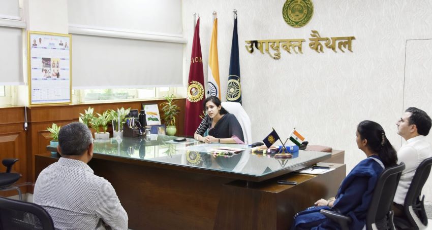 कैथल में जलभराव पर डीसी सख्त: अपराजिता ने दी अधिकारियों को चेतावनी, कहा- लापरवाही नहीं होगी बर्दाश्त