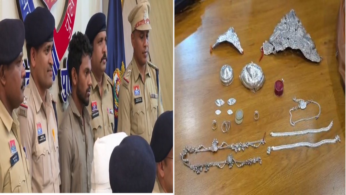 पुलिस के हत्थे चढ़ा शातिर चोर: पांच से ज्यादा मंदिरों में की चोरी, रेकी के बाद वारदात को देता था अंजाम