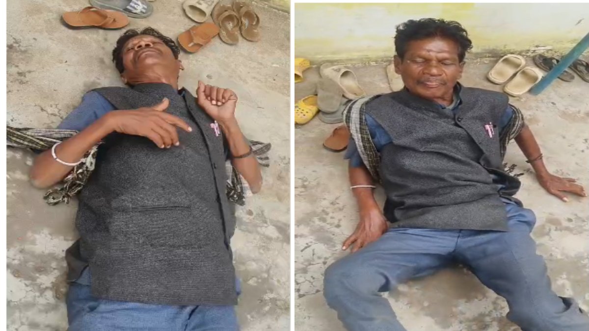 नशे में टल्ली मिले हेडमास्टर: स्कूल के बाहर जमीन पर लेटकर की गाली-गलौज, वीडियो सोशल मीडिया पर वायरल