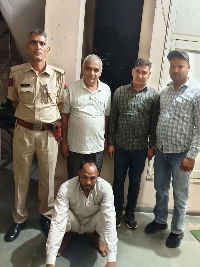 नूंह पुलिस का बड़ा एक्शन: ₹5000 का इनामी बदमाश हाकम चढ़ा CIA के हत्थे, राजस्थान पुलिस को सौंपा