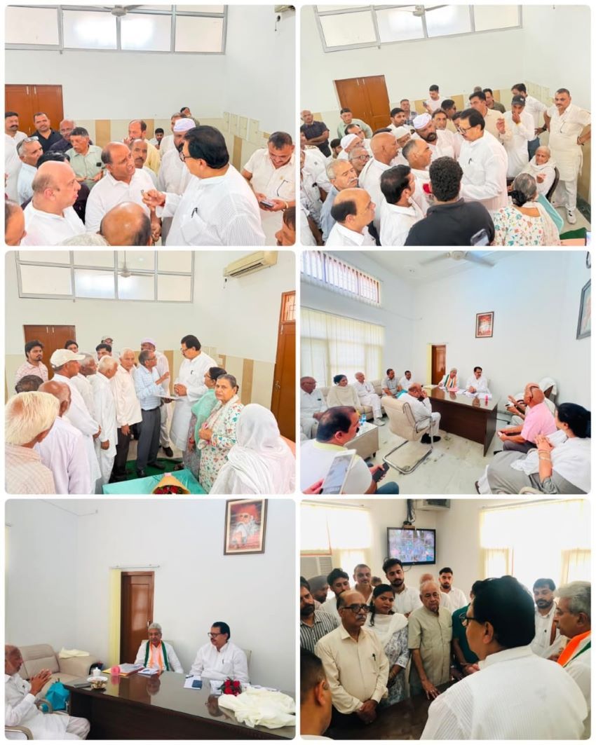 हरियाणा कांग्रेस के संगठनात्मक दौरे पर निकले संजय दत्त, पंचकूला और कालका में नेताओं-कार्यकर्ताओं से की मुलाकात