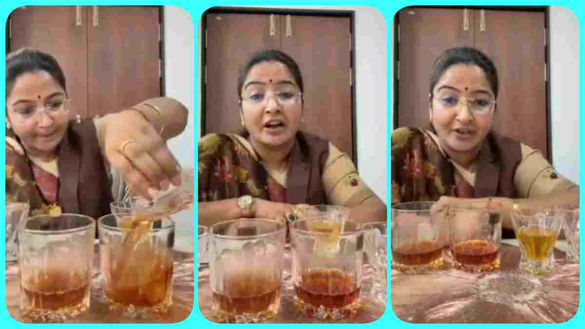 ग्लास बदलने से शराब नहीं बनती… जाति प्रमाण पत्र पर क्लीन चिट के बाद मंत्री ने कर दिखाया प्रैक्टिकल, जारी किया वीडियो