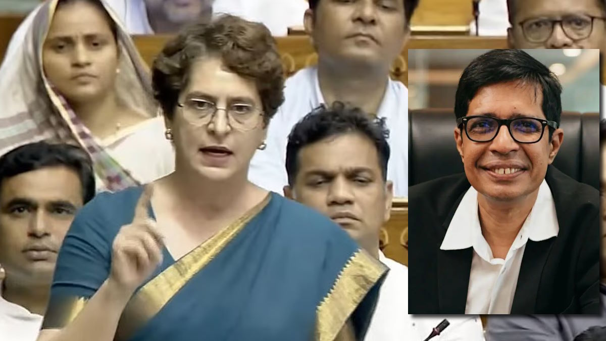 ‘गोमूत्र विशेषज्ञ’ कहकर IIT डायरेक्टर का मजाक उड़ाने पर प्रियंका गांधी से लोगों का सवाल, ‘आपकी योग्यता क्या है?’