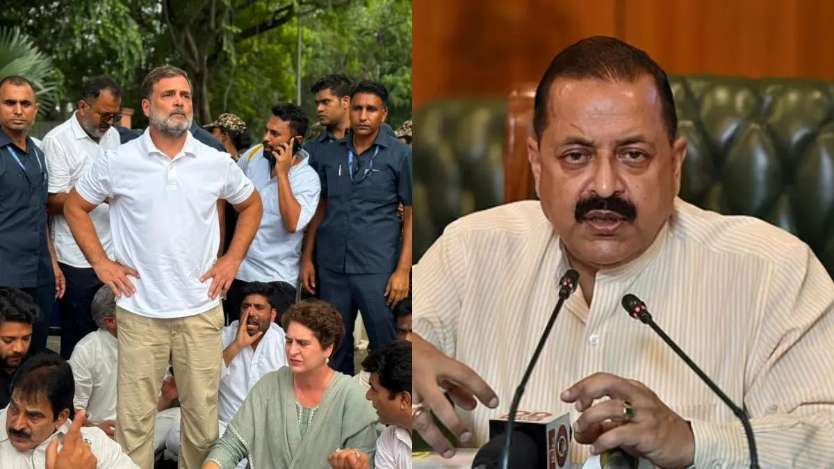 NEET मुद्दे पर राहुल गांधी के धरने के बीच सरकार का बड़ा आश्वासन, जितेंद्र सिंह बोले- संसद में चर्चा को तैयार