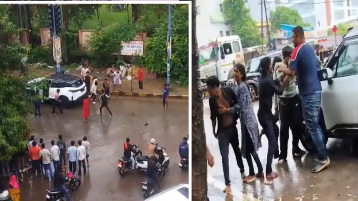 राजधानी में कारोबारी से दिनदहाड़े लूट: आरोपियों ने कार का तोड़ा कांच, फिर मारपीट कर लूट ली सोने की चेन, देखें VIDEO