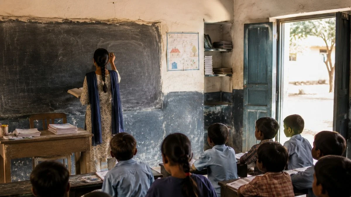 ‘एक मास्टर, पूरा स्कूल’! 1 लाख स्कूलों में सिर्फ एक शिक्षक के भरोसे भविष्य, हरियाणा समेत देश की शिक्षा व्यवस्था बेनकाब