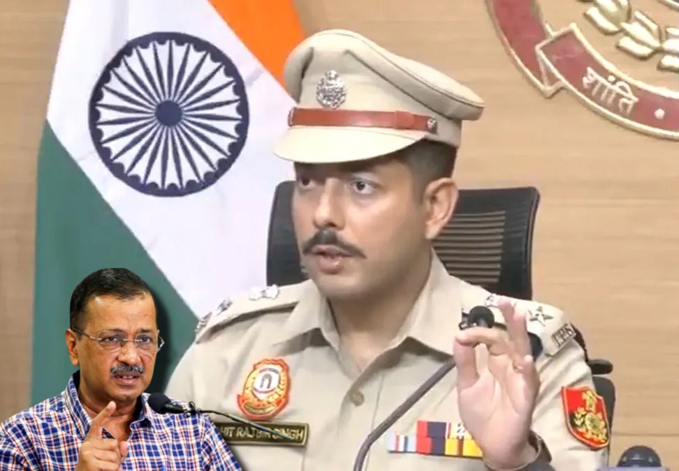 जंतर-मंतर में हिंसा पर दिल्ली पुलिस का बयान : सावधान रहे छात्र! सोशल मीडिया में फेक नेरेटिव बनाने की कोशिश; केजरीवाल पर लगाए गंभीर आरोप