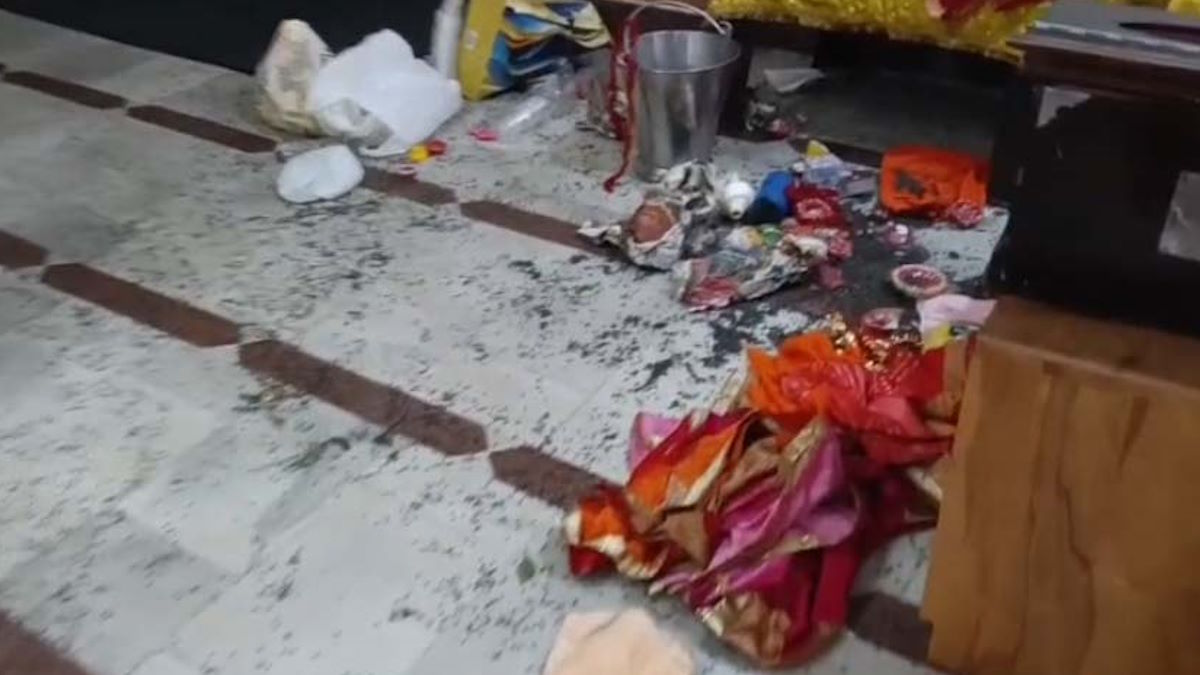 शिव शक्ति मंदिर में चोरी की कोशिश, रंगे हाथों पकड़ा गया चोर