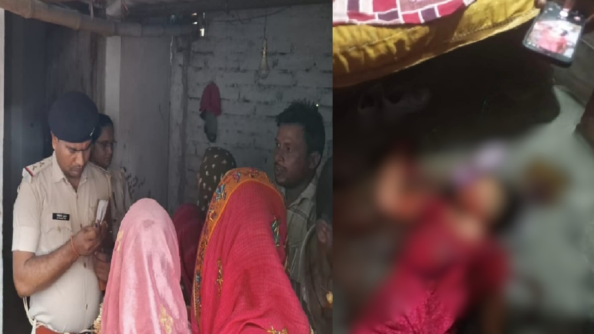 साली की शादी में शामिल होने आए पति ने पत्नी की गला रेतकर की हत्या, खिड़की तोड़कर हुआ फरार