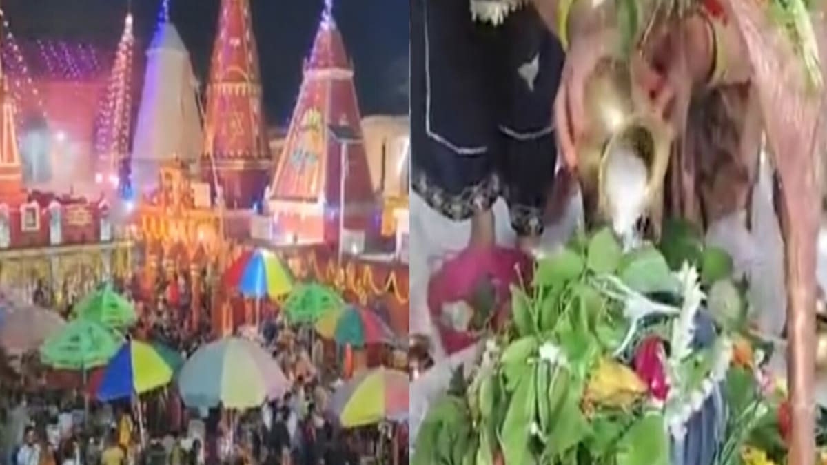 सावन की पहली सोमवारी पर शिवालयों में उमड़ी भीड़, तेजस्वी यादव ने किया हरिहरनाथ मंदिर में जलाभिषेक