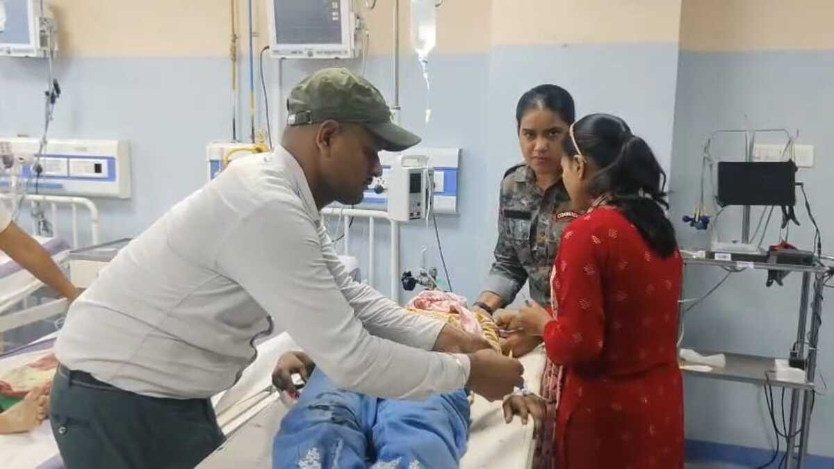 बिहारशरीफ में रेलिंग की लापरवाही से बड़ा हादसा, 14 साल की बच्ची ने लगाई छलांग