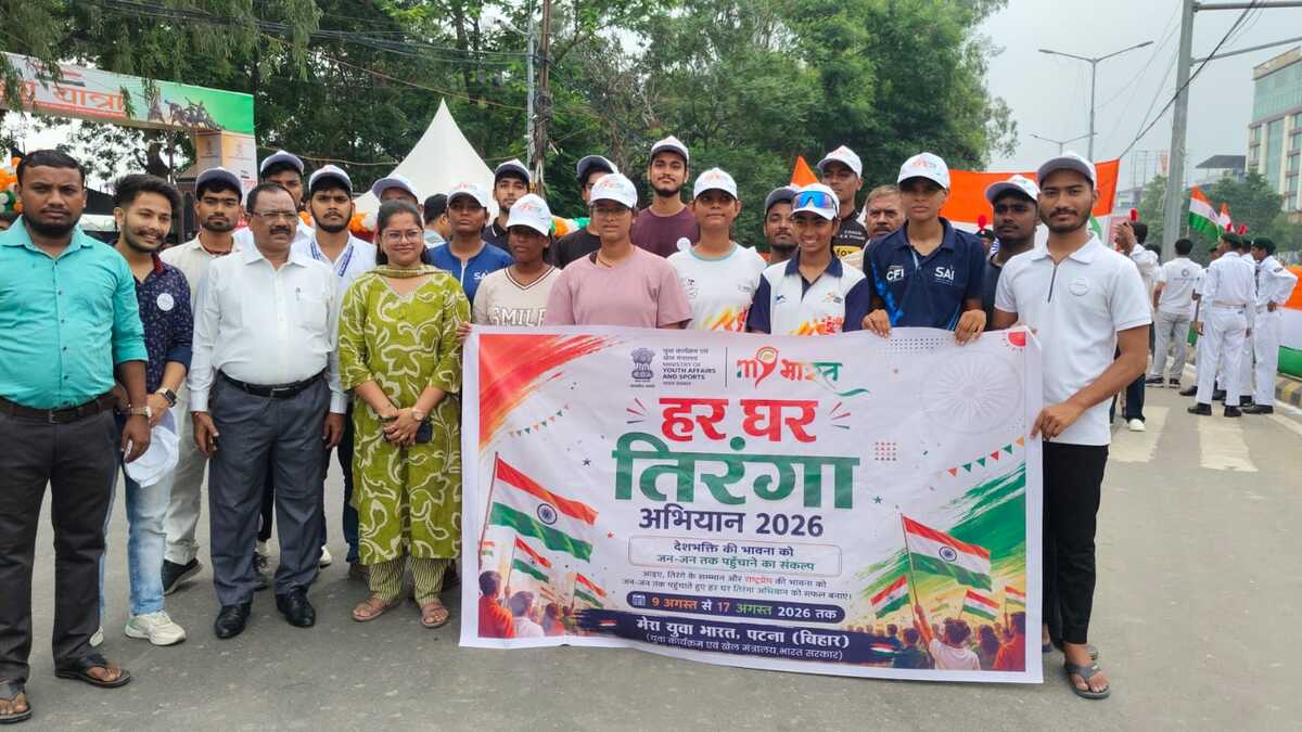 पटना में हर घर तिरंगा अभियान की भव्य शुरुआत, सीएम सम्राट चौधरी हुए शामिल