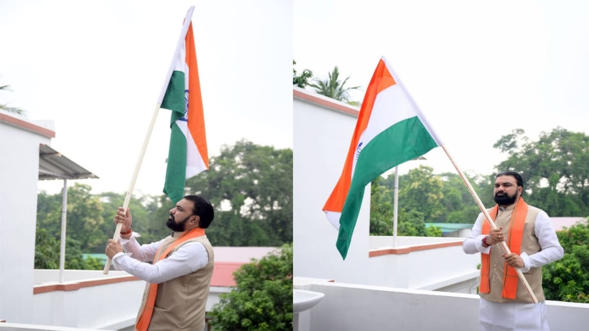 सम्राट चौधरी ने लोकसेवक आवास पर फहराया राष्ट्रीय ध्वज, जनता से की खास अपील