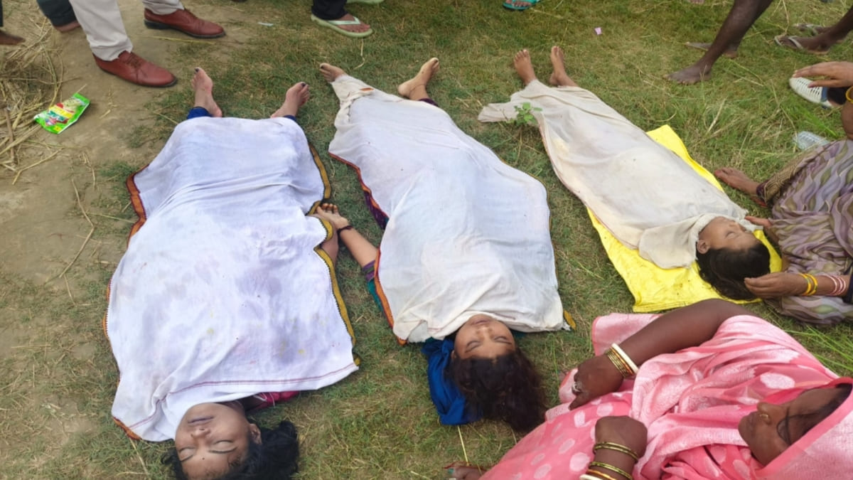 भागलपुर में गंगा स्नान के दौरान तीन बच्चियों की डूबने से मौत, एक को बचाने में गई सबकी जान