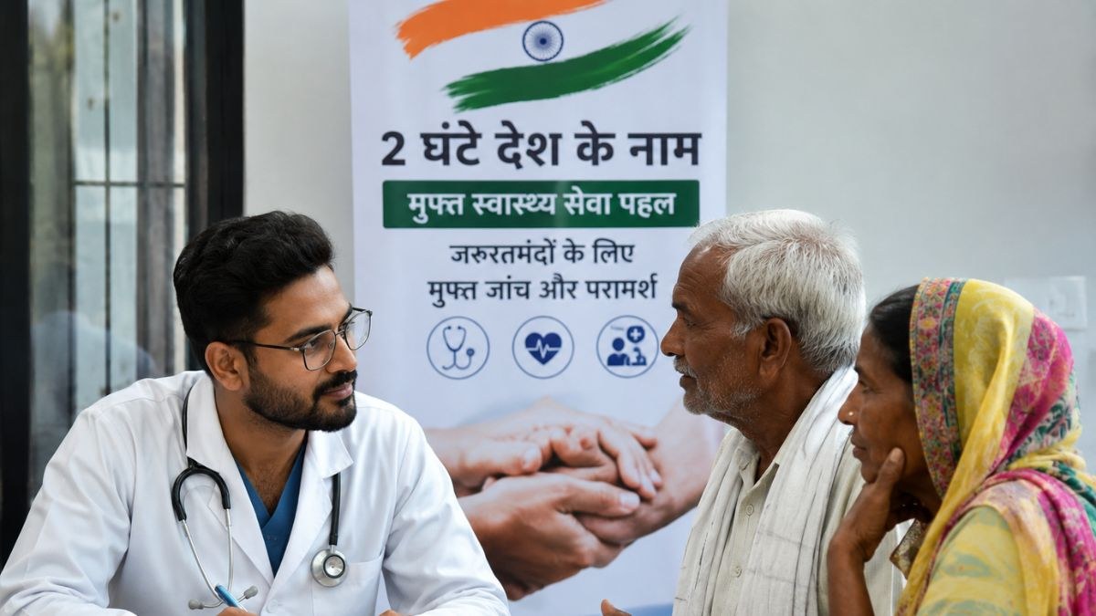2 घंटे देश के नाम: दिल्ली के स्पेशलिस्ट डॉक्टरों का ऐलान; हर हफ्ते 2 घंटे गरीबों को फ्री सलाह देंगे