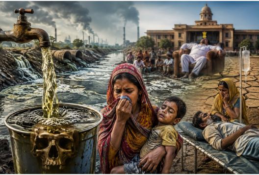 हरियाणा में ‘जल ही जीवन’ नहीं, ‘जल ही ज़हर’ है: नायब सरकार की लापरवाही से प्रदेश में हेल्थ इमरजेंसी!
