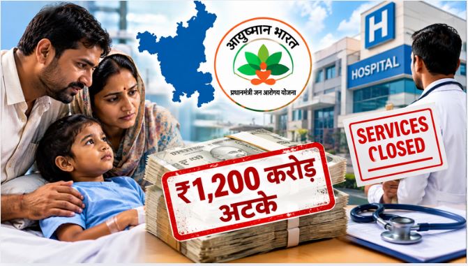 हरियाणा में आयुष्मान योजना पर बड़ा संकट, 480 अस्पतालों के ₹1,200 करोड़ अटके; IMA ने दी 16 सितंबर से सेवाएं बंद करने की चेतावनी