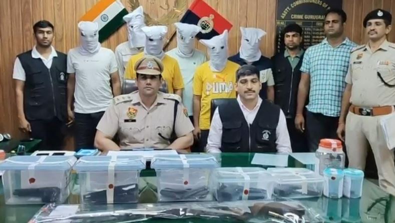 रोहित गोदारा-लिपिन नेहरा गैंग पर गुरुग्राम पुलिस का बड़ा शिकंजा, 6 बदमाश गिरफ्तार