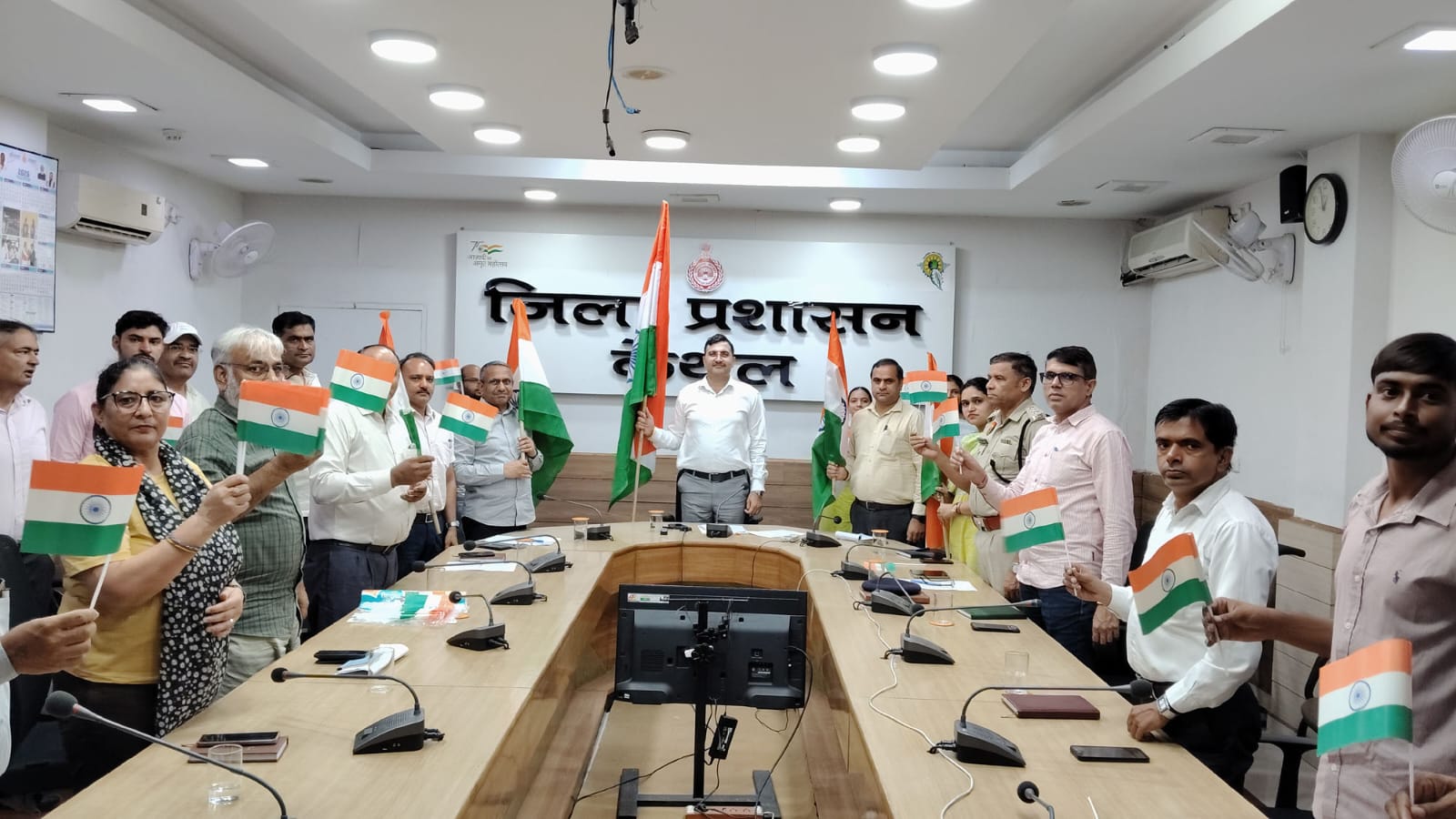 कैथल में हर घर तिरंगा अभियान की तैयारी तेज, 9 से 17 अगस्त तक होंगे कार्यक्रम