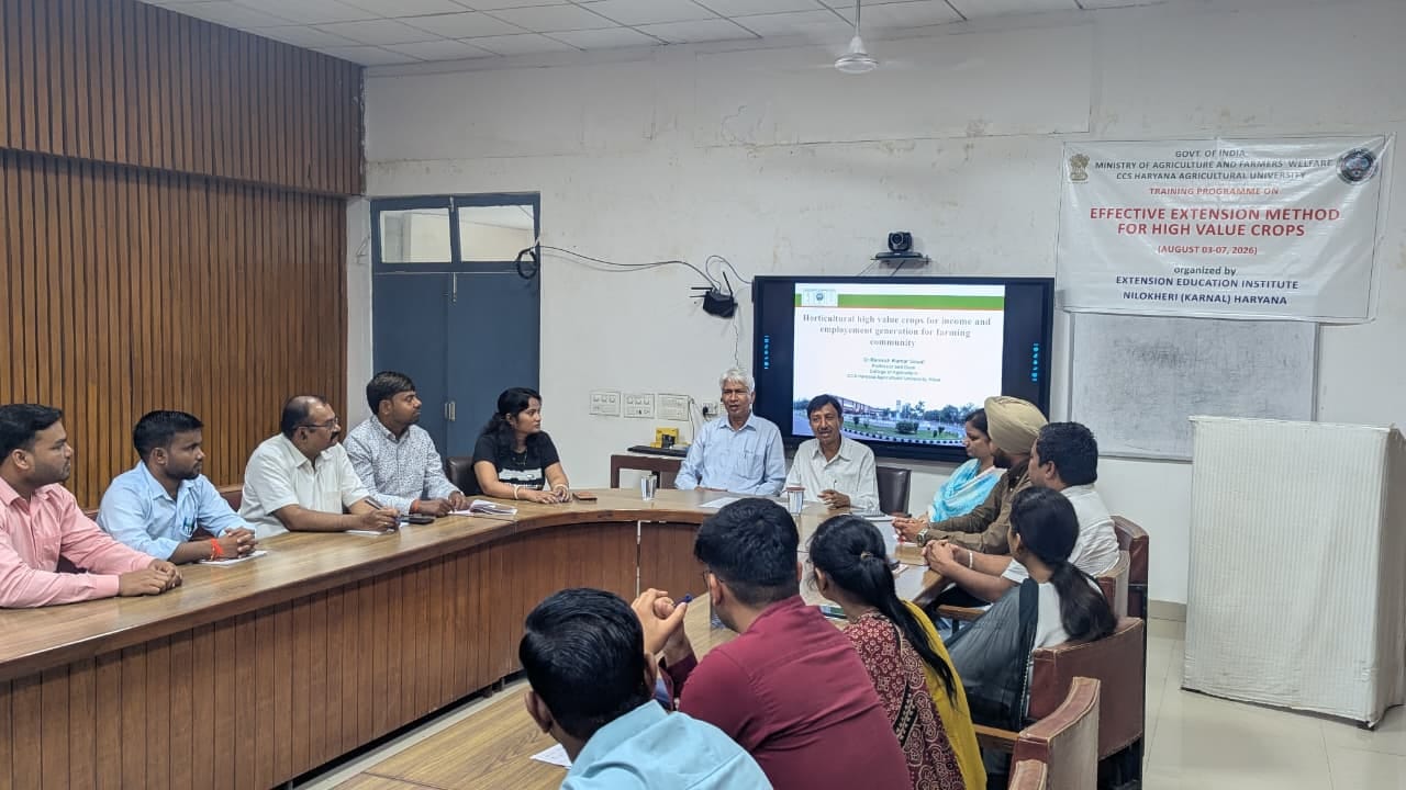 उच्च मूल्य फसलों पर पांच दिवसीय प्रशिक्षण संपन्न, सात राज्यों के 25 कृषि अधिकारियों ने लिया हिस्सा