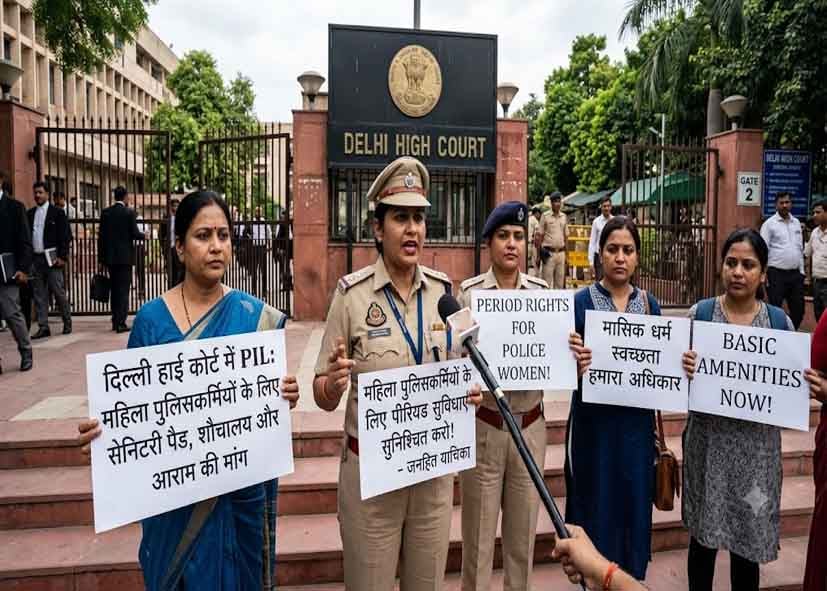 महिला पुलिसकर्मियों के लिए पीरियड सुविधाओं की मांग, दिल्ली हाईकोर्ट में दायर हुई PIL