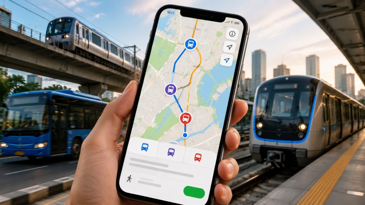 iPhone यूजर्स के लिए बड़ी खबर: Apple Maps में आया Transit फीचर, बस-मेट्रो की मिलेगी सटीक जानकारी