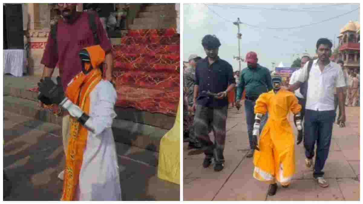आस्था और आधुनिक विज्ञान का ऐतिहासिक एवं मनोहारी संगम: सवारी में महाकाल का गुणगान करते दिखे रोबोट, रामघाट पर भजन की धुन पर किया डांस   