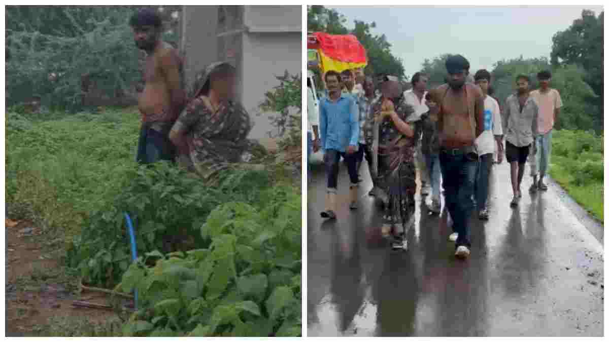 प्रेम संबंध के आरोप में अमानवीय हरकत: महिला-पुरुष को बांधकर पूरे गांव में घुमाया, Video वायरल होने के बाद पुलिस ने दर्ज किया मामला 
