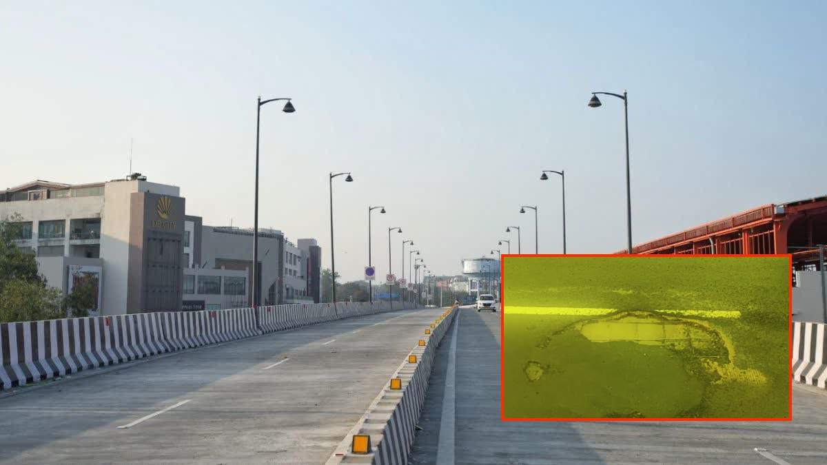 130 करोड़ का फ्लाईओवर या भ्रष्टाचार का गड्ढा? महज 1.5 साल पहले बने ‘जीजी ब्रिज’ में जगह-जगह आई दरारें