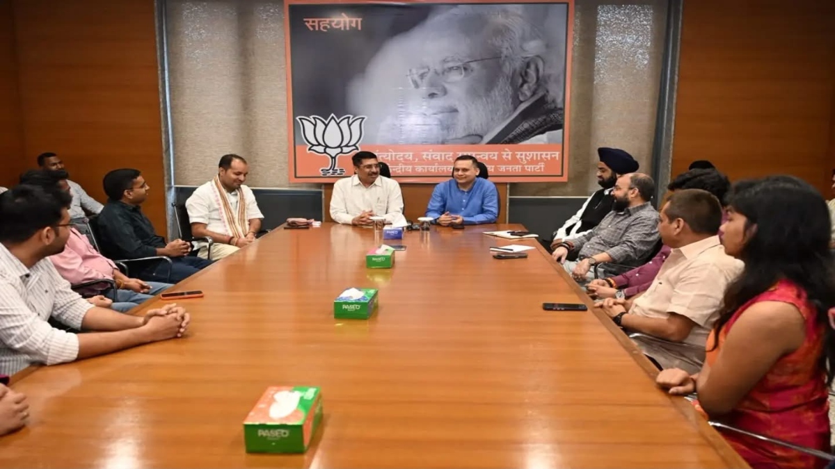 BJP सोशल मीडिया संयोजक दीपक महस्के ने किया कार्यभार ग्रहण: पार्टी का जताया आभार, कहा- मजबूत विरासत को आगे बढ़ाना मेरी जिम्मेदारी