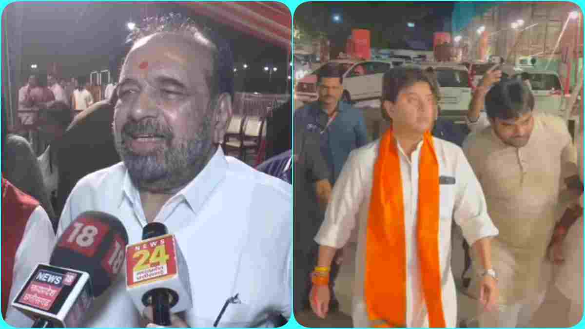 बैठक के बाद रामराजा सरकार के मंदिर पहुंचे BJP नेता, गोपाल भार्गव, सिंधिया ने किए दर्शन, जानिए क्या कहा