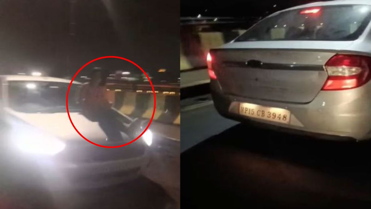 लापरवाही की हद: सागर में कार की बोनट पर बच्ची को बैठाकर दौड़ाई गाड़ी, वीडियो हुआ वायरल
