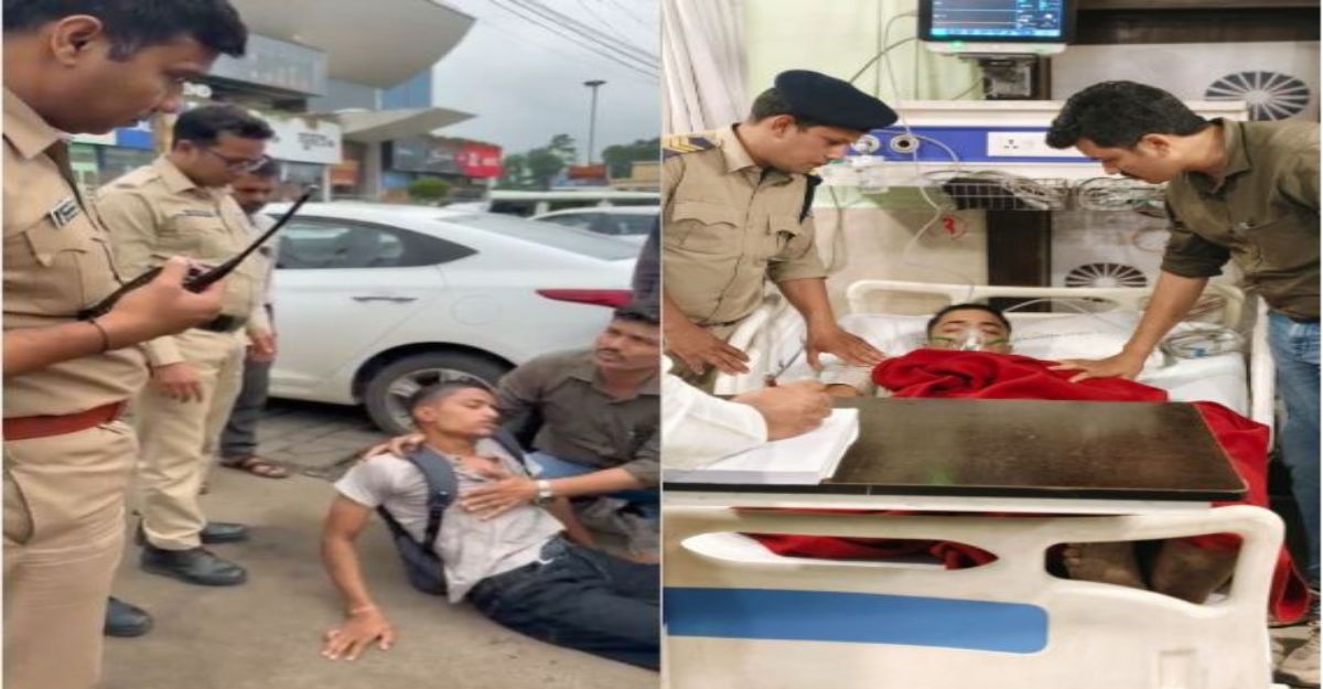 सड़क पर बेसुध होकर गिरा छात्रः पुलिसकर्मियों ने CPR देकर बचाई जान, मुख्यमंत्री ने भी की सराहना