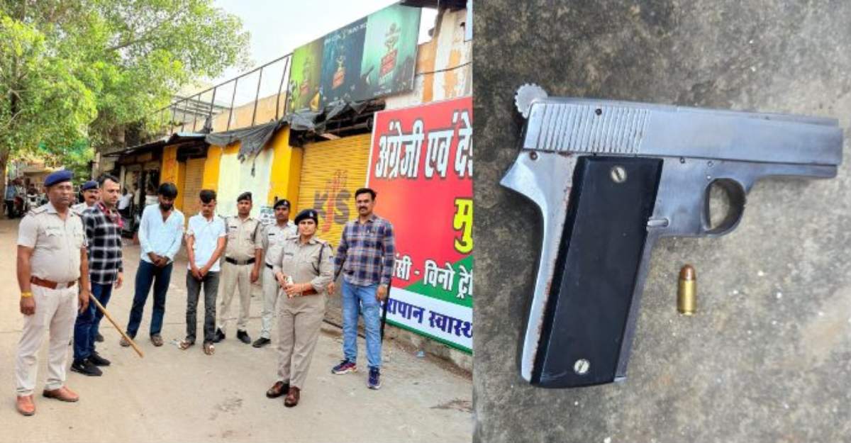 फायरिंग मामले में बड़ी कार्रवाईः दहशत फैलाने वाले बदमाशों का पुलिस ने निकाला जुलूस, 4 आरोपियों में 1 नाबालिग