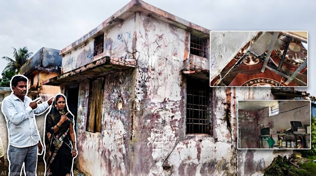 सांप-बिच्छुओं का खतरा, दीवारों में दरारें और धंसता फर्श… ऐसे जर्जर आंगनबाड़ी भवन में बैठ रहे नौनिहाल, पार्षदों ने जताई चिंता, सुरक्षित भवन की उठाई मांग