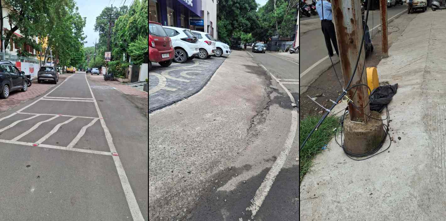 राजधानी में फुटपाथ हुआ चोरी! थाने में की शिकायत, निगम-PWD अफसरों की भूमिका की जांच की मांग